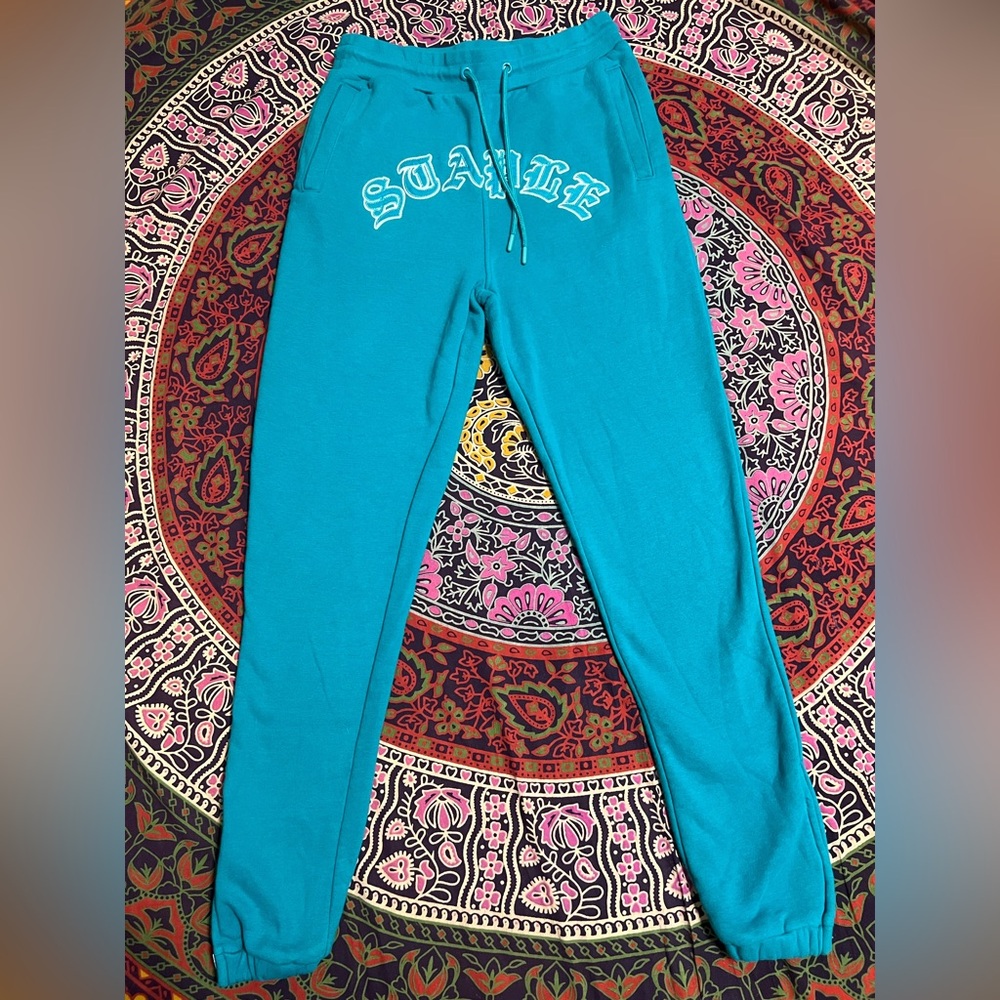 Teal Sweatpants Lounge wear Men’s Joggers size S Streetwear